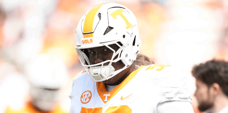 LSU is hosting a pair of SEC OL transfers on Thursday (Photo: © Caitie McMekin/News Sentinel / USA TODAY NETWORK via Imagn Images)